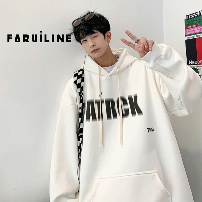 Áo khoác hoddie Nam Thời Trang Unisex Vải Nỉ Bông Form Rộng