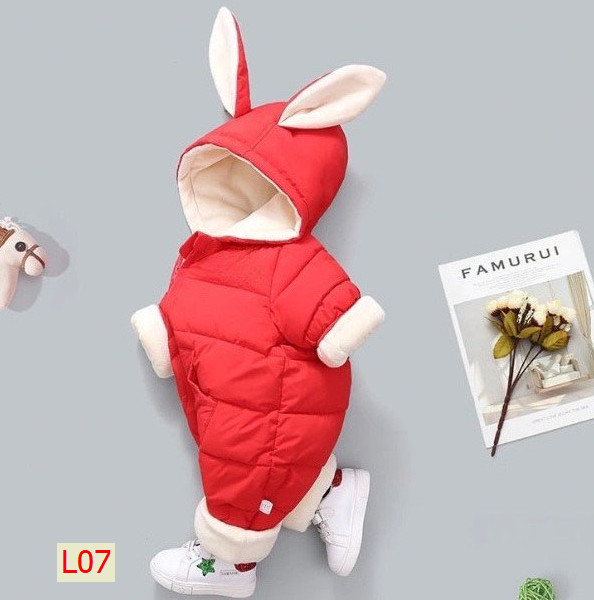 Set Jumpsuit Mùa Đông Phao Trần Bóng Lót Lông Cừu Siêu ấm áp